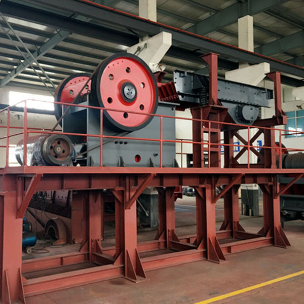Steel structure of crusher production line