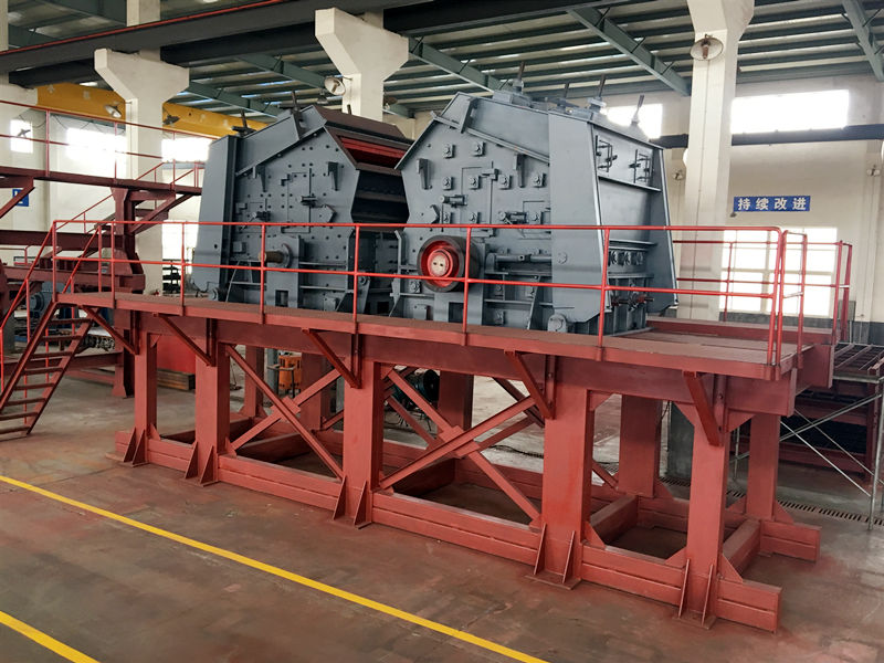 Steel structure of crusher production line